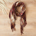 Sienna Plaid Scarf - Wine