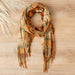 Sienna Plaid Scarf - Spice