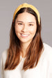 Chenille Knotted Headband - Sunflower