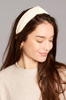 Chenille Knotted Headband - Cream