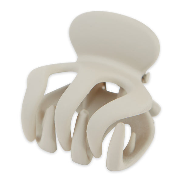 Mini Hair Claw - Light Gray