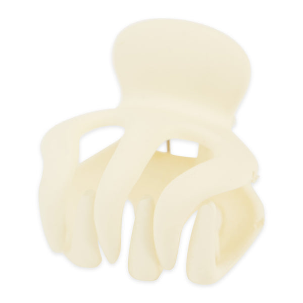 Mini Hair Claw - Cream