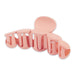 Matte Circles Hair Claw - Pink