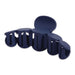 Matte Circles Hair Claw - Navy