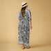 Layla Kaftan - Black/White