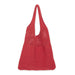 Knit Market Tote - Red