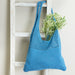 Knit Market Tote - Blue