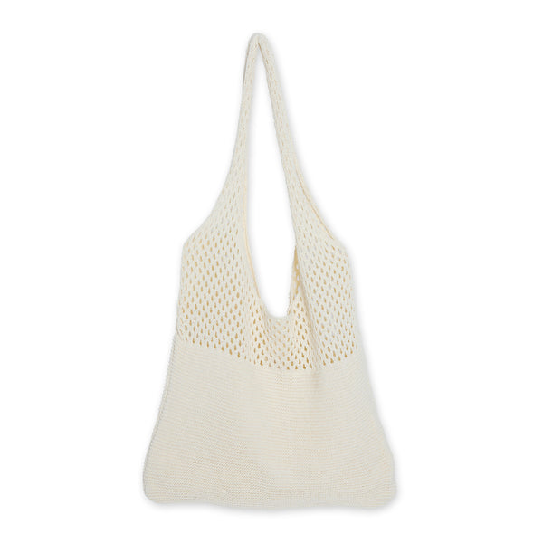 Knit Market Tote - Off White