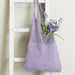 Knit Market Tote - Lilac