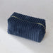 Corduroy Cosmetic Bag - Navy