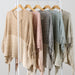 Amber Poncho - Pink