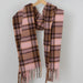 Autumn Plaid Scarf - Pink