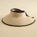 Playa Straw Visor - Black