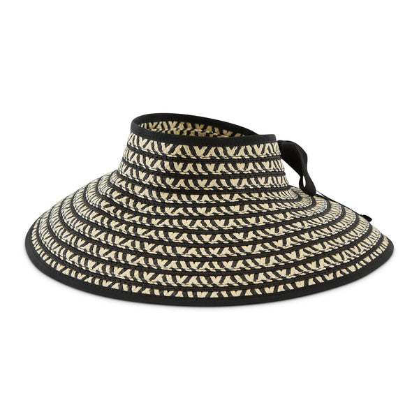 Playa Straw Visor - Black