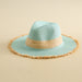 Kai Straw Hat - Turquoise