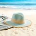 Kai Straw Hat - Turquoise