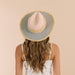 Kai Straw Hat - Pink / Gray