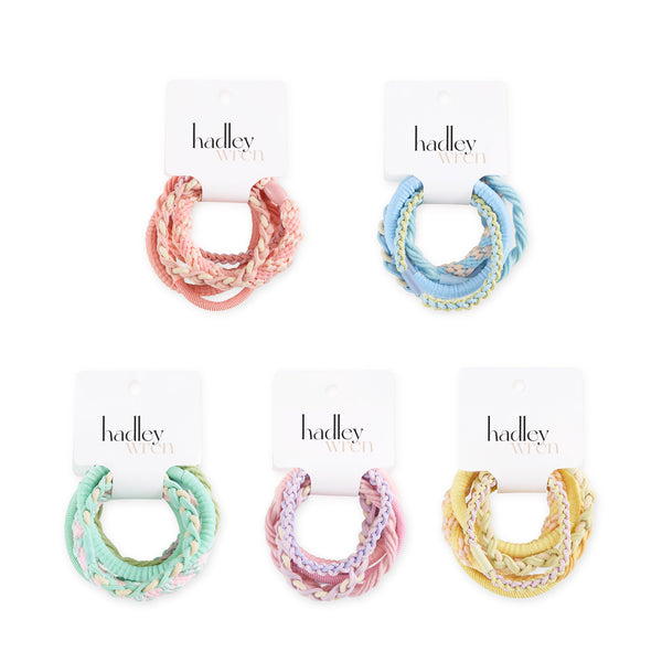 Assorted Hair Ties - Pastels