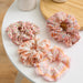 Spring Scrunchie Set of 4 - Coral