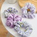 Spring Scrunchie Set of 4 - Purple