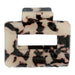 Small Rectangle Hair Claw - Blush Tortoise