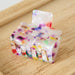 Small Rectangle Hair Claw - Confetti
