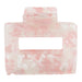 Small Rectangle Hair Claw - Pink Sugar