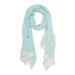 Tiny Stripe Insect Shield Scarf - Turquoise