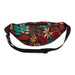 Tropical Print Fanny Pack - Red