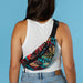 Tropical Print Fanny Pack - Red