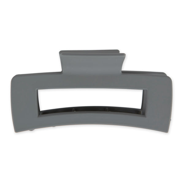 Large Matte Hair Claw - Charcoal