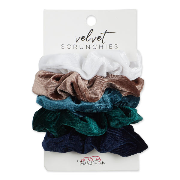 Velvet Scrunchie Set of 5 - Society