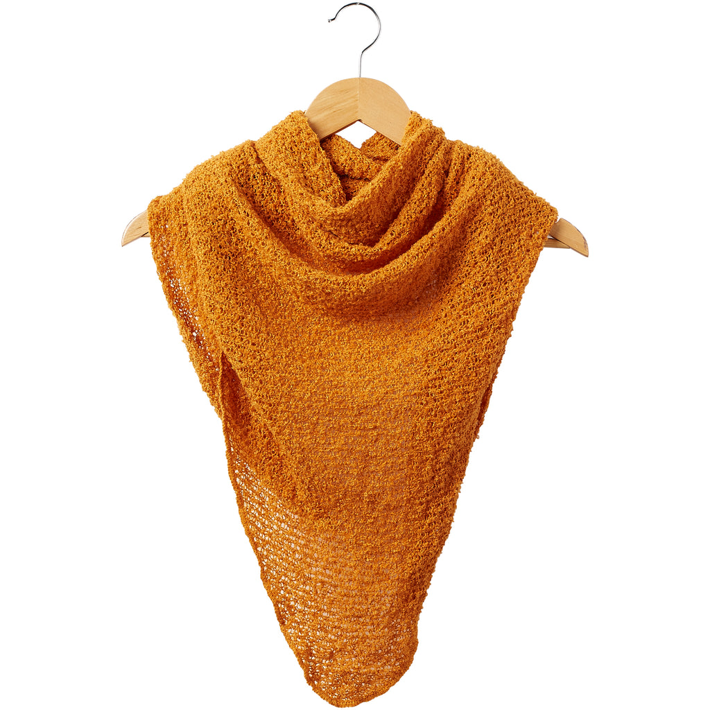 Fall Cowboy Scarf - Rust - Tickled Pink Wholesale